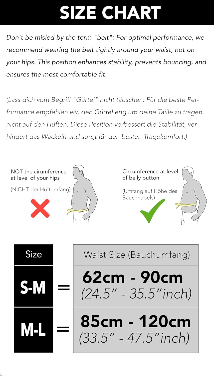 ® Running Belt for Men & Women - Secure Jogging Pouch for Phone, Keys & Essentials - for All Cell Phones